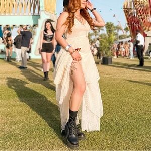 Dolls Kill Fairydust Chronicles Lace Dress - Off White